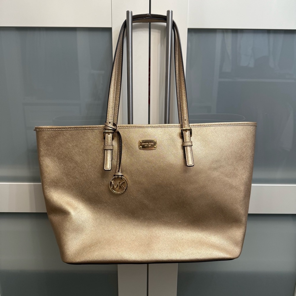 Michael Kors Metallic Gold Tote